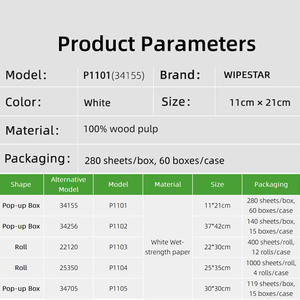 WIPESTAR Düşük Tozlu Silme Kağıdı Saf Odun Hamuru Elyafı Yüksek Emicilik İlaç Optik Cihaz Temizleme Kağıdı - Product Image 3