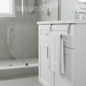 Moderno Portasciugamani Estensibile in Acciaio Inox 24-40cm con Scaldasalviette, Confezione da 36 per Porte di Armadietti da Bagno - Product Image 3