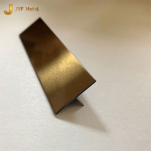EX589 Custom Size Stainless Steel T <b>Decorative</b> Trim Manufacturer for Interior Engineering Use - Product Image 6