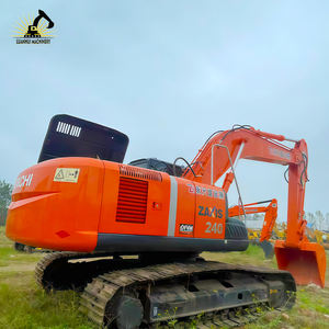 Excavadora de orugas de tamaño medio completamente redonda Excelente rendimiento y comodidad Excavadora usada Hitachi ZX240 para contratación general - Product Image 2