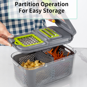 Cortador de Verduras Manual 22 en 1 para Cocina, Rebanador de Frutas, Cortador de Cebolla, Utensilios de Cocina - Product Image 4