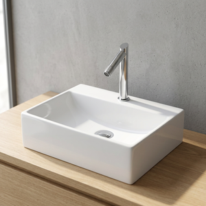 Precio barato, calidad de exportación, encimera de piedra, producto de lavabo de baño de cerámica, productos sanitarios, lavabo de alta profundidad, OEM - Product Image 1