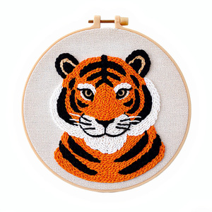 <span class=keywords><strong>Kit</strong></span> de Manualidades Creativas con Aguja Mágica para Animales, <span class=keywords><strong>Kit</strong></span> de <span class=keywords><strong>Bordado</strong></span> con Aguja Mágica para Principiantes con Aro de <span class=keywords><strong>Bordado</strong></span> - Product Image 2