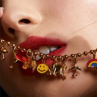 Pendentifs tendance JS pour maquillage, boucles d'oreilles, rouge à lèvres, artisanat, porte-clés, en acier inoxydable plaqué or, breloques pour bracelet, fabrication de bijoux
