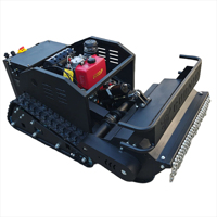 Pemotong rumput Robot Remote Control 200m jangkauan efisiensi tinggi pemotong rumput Robot pintar untuk penggunaan taman halaman kecil