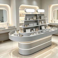 Vitrines de présentation de cosmétiques de luxe abordables, armoires à parfums modernes, armoires de rangement et de présentation pour la vente au détail, design d'intérieur