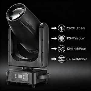 Projecteur de scène LED mobile 800W 36 canaux DMX512 IP66 pour événements théâtraux avec effet de lumière douce par atomisation - Product Image 3