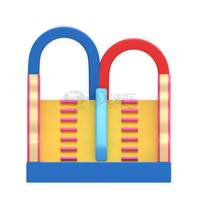 Château sautant familial enfants fête Combo enfants petite taille toboggan maison de rebond château gonflable gonflable maisons jumpy