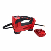 Compresseur d'air portable numérique 12V/18V en plastique, gonfleur rapide de pneus, batterie 2000mAh, charge rapide PD 72W, pression maximale 120psi