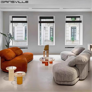 Divani Curvi <span class=keywords><strong>di</strong></span> Lusso in Velluto <span class=keywords><strong>di</strong></span> Alta <span class=keywords><strong>Qualità</strong></span> per Soggiorno, Arredamento Italiano Moderno per la Casa - Product Image 3