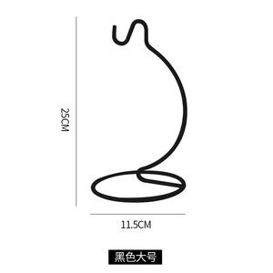 Đen Sắt Không Khí Nhà Máy Treo Đứng Kim Loại Trang Trí Chủ Hoa Móc Áo Phù Thủy Bóng Hiển Thị Đứng - Product Image 5