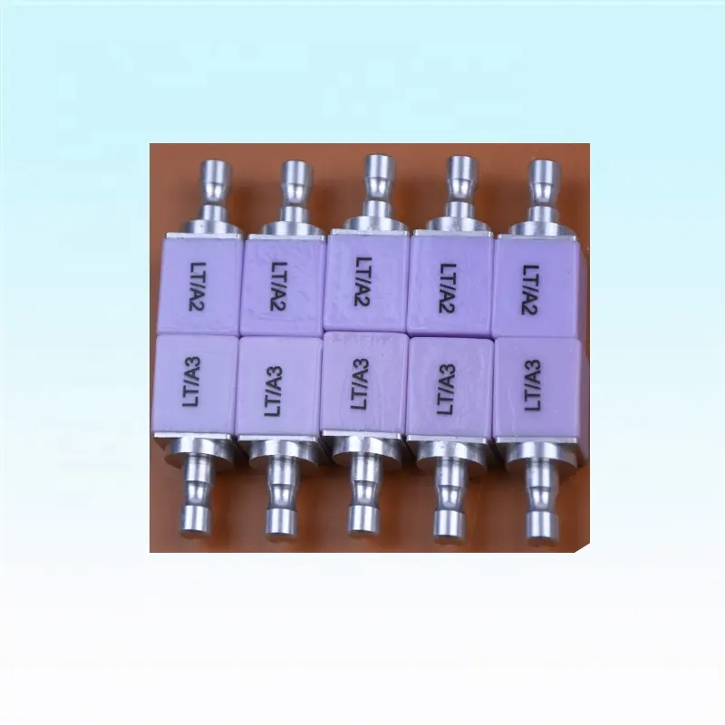 Dental dedicated high quality purple lithium Ceramic Blocks emax cerec blocks