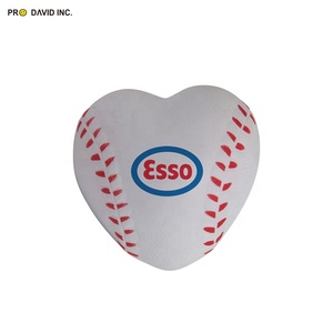 Gran oferta, pelota <span class=keywords><strong>de</strong></span> juguete <span class=keywords><strong>de</strong></span> corazón <span class=keywords><strong>de</strong></span> béisbol <span class=keywords><strong>de</strong></span> espuma PU suave para juguete blando antiestrés, regalo promocional - Product Image 2