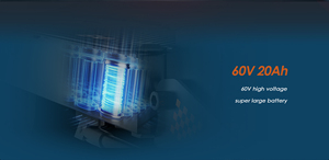สกู๊ตเตอร์เดินทาง KuKirin G4 รุ่นปี 2026 พร้อมบังโคลนหน้าแบบอัพเกรด แบตเตอรี่ 60V 20Ah ระยะทาง 75 กม. - Product Image 3