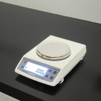 Balance de laboratoire numérique de haute précision LT 0,01 g avec plateau de 160 mm, certifiée CE et avec imprimante, balance électronique de précision pour laboratoire