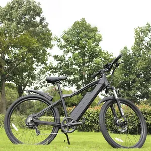 Yeni hızlı elektrikli dağ bisikleti Ebike 26 inç 7 hız çin'de yapılan 10ah gizli lityum pil