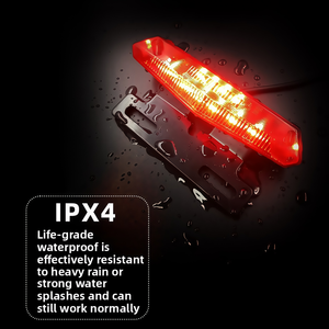 Nueva Luz Trasera Estándar para Vehículos Eléctricos de Conducción Nocturna, Luz de Giro Fluida, Luz Trasera Modificada para Vehículos, Luz Trasera para Bicicleta Eléctrica - Product Image 2