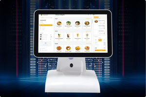Máquina POS todo en uno de 15 pulgadas con sistema Android y Windows, caja registradora con pantalla para el cliente - Product Image 3