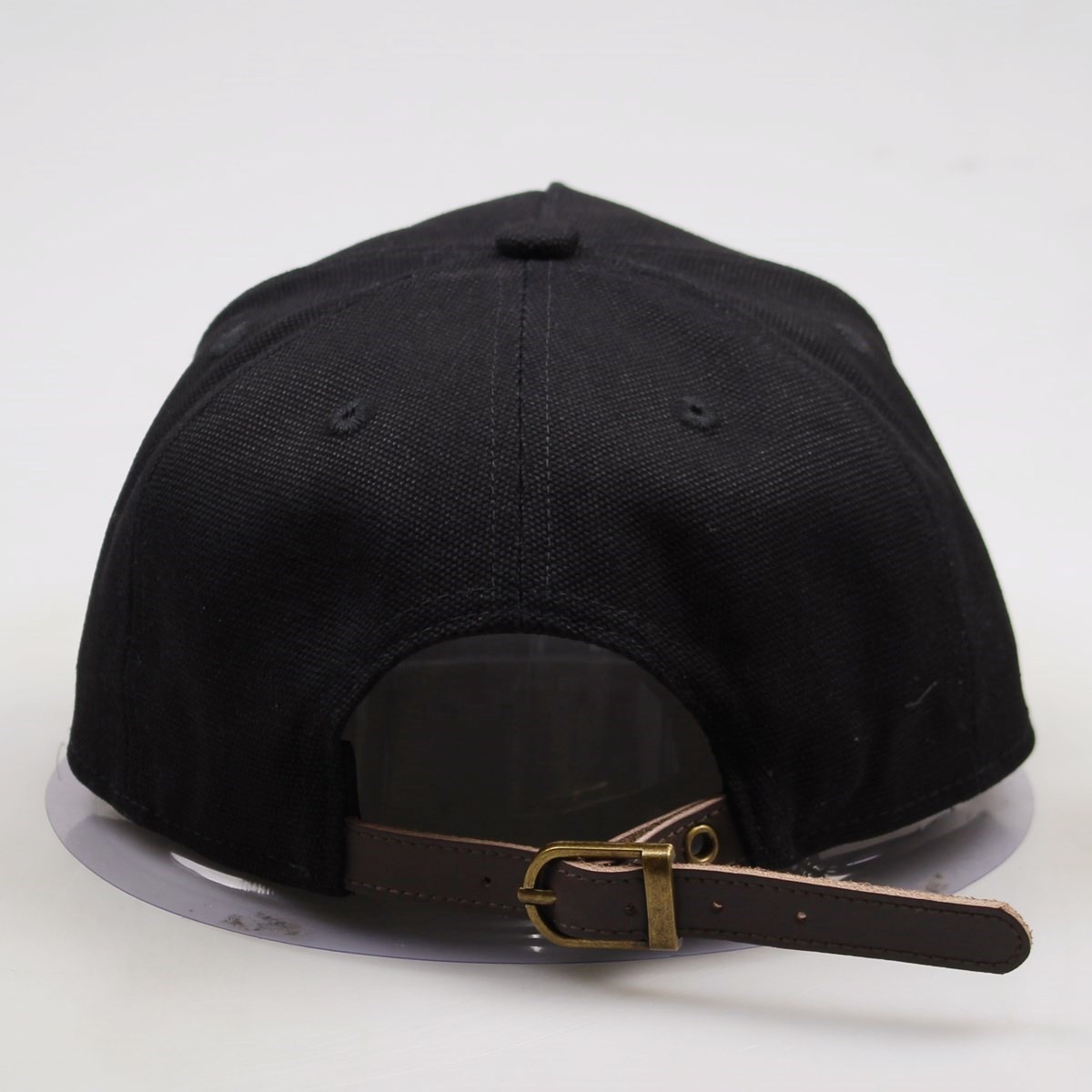 Snapback Leather Buckle Back Hats Gold Buckle Back Hat Customizable  Baseball Cap Style