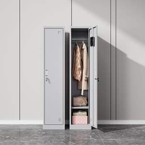 Armoire métallique Yan'en à une seule porte DZ-CYG, rectangulaire, 2 niveaux, ignifuge, pour le rangement de bureau, organisateur de vêtements - Product Image 5