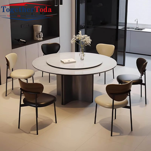 Sillas de Comedor Modernas Tapizadas en Cuero, Elegantes, Cómodas, Ligeras y Estables, con Bases de Metal, para Hogar y Oficina - Product Image 3