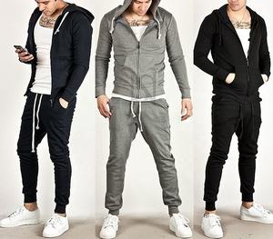 Survêtement de fitness à capuche pour hommes, kliou, tenue de sport, personnalisé, coupe slim, solide - Product Image 4