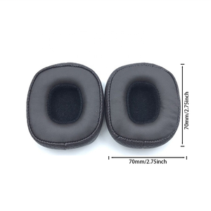 Kimear แผ่นรองหูฟังอะไหล่แผ่นรองหูฟังแผ่นรองหูฟังแผ่นรองหูฟังสำหรับ <span class=keywords><strong>MARSHALL</strong></span> <span class=keywords><strong>Major</strong></span> <span class=keywords><strong>3</strong></span> III - Product Image 4