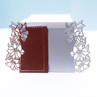 Bordo del fiore Mestieri Del Metallo per la Fabbricazione Della Carta di Taglio Muore Per Scrapbooking del Mestiere di Carta di Muore