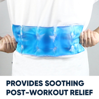 Compresse de gel réutilisable avec logo personnalisé pour soulager les douleurs au genou, au cou et au corps
