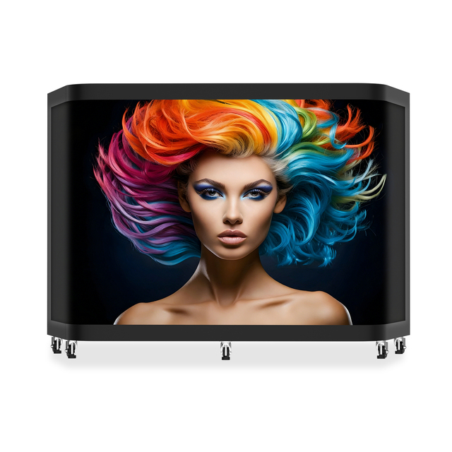 LED DJ Booth Suitable for Bars, Music Festivals, and Stage Performances, Featuring Animation and Graphic Display Capabilities