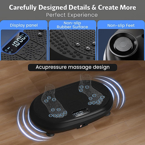 Wellrun Home Gym Fitness Exercise Board Electromagnetic Electric Full Body Vibration Plate Machine Eco-Friendly 150kg Max Load - Product Image 6