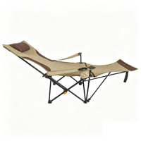 Chaise de jardin d'extérieur en toile Oxford, chaise de plage en métal, chaise de directeur portable de marque pour la pêche et le camping en extérieur