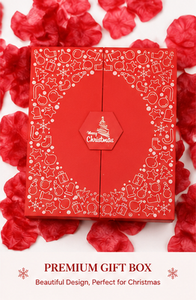 Coffret Cadeau de Noël Rouge Scène 3D Pop-Up en Carton Rigide avec Laminage Mat pour Cadeaux de Fêtes Coffret Cadeau de Noël - Product Image 5