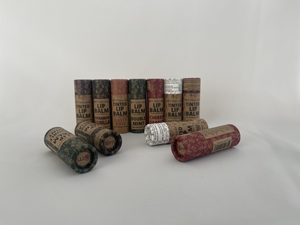 Tube en carton kraft personnalisé, résistant à l'huile, avec insert en carton pour cosmétiques solides à base de cire - Product Image 1