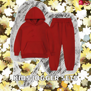 Ropa Infantil al por Mayor, Conjuntos Deportivos Casuales para Niños, Color Liso, Sudadera y Pantalones Jogger, Diseño de Logotipo Personalizado, Tallas Grandes - Product Image 2