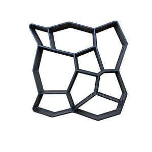 Moule moderne DIY noir en plastique pour jardin en béton Pathmaker Grass Hole avec travail facile pour application de villa Design personnalisé - Product Image 2