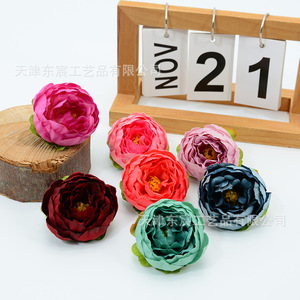 Flores de Peonía Artificiales Dongchen Crafts, de Seda y Poliéster, para Decoración de Bodas, Centros de Mesa, Accesorios para Manualidades, 4.5G - Product Image 3