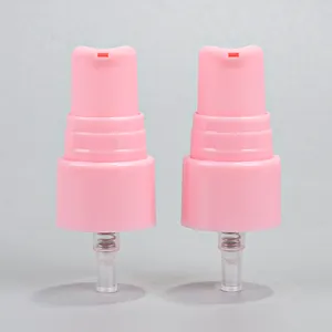 Großhandel Pink Color Plastic Cream Pump 20 24 28 Behandlungs pumpe für Hautpflege flasche