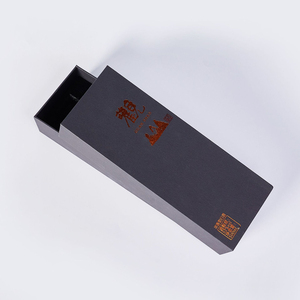 Focusbox tùy chỉnh sang trọng chai rượu vang bao bì các tông với Matt cán UV lớp phủ cho Vodka Soda Tequila chai hiển thị - Product Image 2