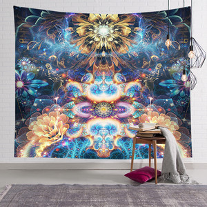 Grosir Chakra Permadani Psychedelic Permadani India Mandala Buddha Wall Hanging Permadani - Product Image 6