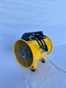 พัดลมเป่าไฟฟ้า8นิ้ว, 110V-220V และสามเฟส220V-380V พัดลมเสียงต่ำทำจากโลหะแบบพกพาสำหรับอุตสาหกรรม - Product Image 2