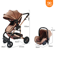 Produk Bayi/Kereta Dorong Bayi Harga Murah 3 in 1 Sistem Perjalanan Kereta Bayi Mewah Berkualitas Tinggi untuk Dijual