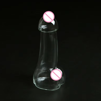 Verre à cocktail transparent en forme de pénis, capacité 100 ml, nouveauté unisexe, vaisselle de bar, vente chaude