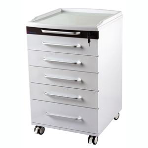 طاولة تخزين حديثة ، خزانة أدوات قابلة للتخصيص من الفولاذ المقاوم للصدأ ، خزانة أثاث طبي متنقل للأسنان - Product Image 2