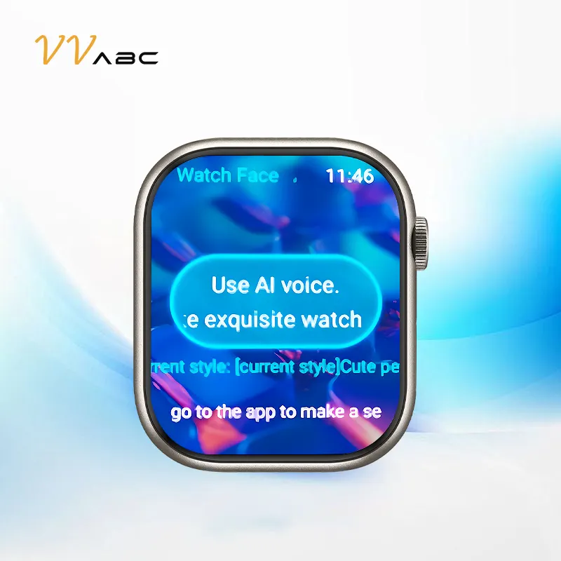 VV9 PRO+ anpassung IP67 OLED KI schaffung ziffernblatt fitness tracker smart armband smart watch 8 uhren 2024 fabrik