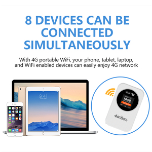 <span class=keywords><strong>Routeur</strong></span> 4G avec emplacement pour carte SIM, mini Mifis, point d'accès Wifi, Wifi portable avec batterie, <span class=keywords><strong>modem</strong></span> 4G, commutateur réseau - Product Image 5