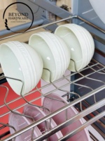 Armário De Cozinha Levantar Elevador Cesta Pull-down Acessórios De Cozinha Armazenamento De Cozinha Em Aço Inoxidável 201/304 Cesta