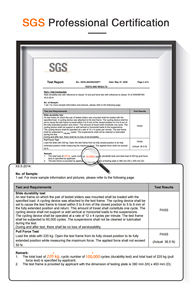 AOLI SHENG Hochleistungs-Schubladen führungen Verriegeln von drei Abschnitten Voll auszug Kugellager Schubladen führung 220KG Industries chiene - Product Image 2