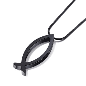 Collar con colgante <span class=keywords><strong>de</strong></span> pez Jesús <span class=keywords><strong>de</strong></span> acero inoxidable Unisex, cadena <span class=keywords><strong>de</strong></span> serpiente dorada para <span class=keywords><strong>Amazon</strong></span>, nuevo lanzamiento, patrón <span class=keywords><strong>de</strong></span> mariposa hueca, budismo - Product Image 5