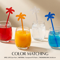 Bâtonnets mélangeurs à cocktail en plastique, nouvelle arrivée, prix d'usine, écologiques, sans BPA, épais, robustes, de haute qualité pour restaurant, café